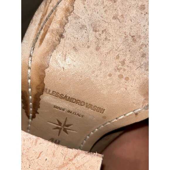 Alessandro Vasini Alison 80mm Suede Western Boots Women’s Size 10( MRSP $975) - Picture 11 of 14